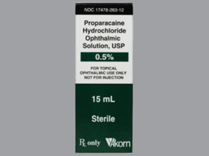 Rx Item-Proparacaine 0.5% Drops 15Ml By Akorn Pharma Refrigerated