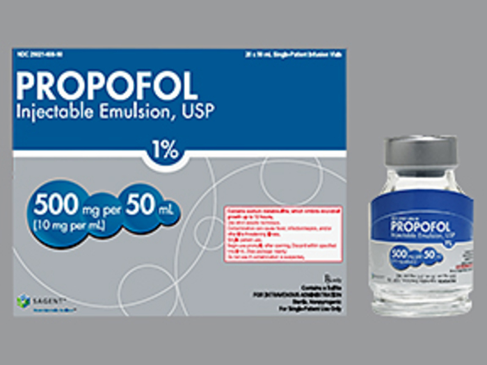 Rx Item-Propofol 10Mg/Ml Vial 20X50Ml By Sagent Pharma
