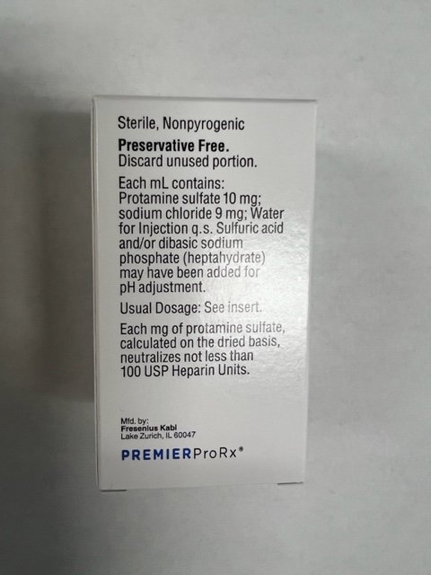 Rx Item-Protamine Ppx 10mg/ml Vial 25ml by Fresenius Kabi USA