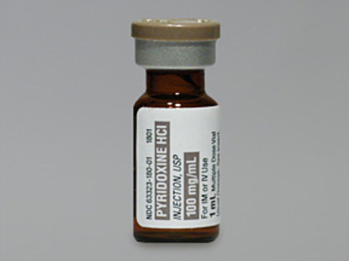 Rx Item-Pyridoxine 100Mg/Ml Vial 25X1Ml By Fresenius Kabi USA