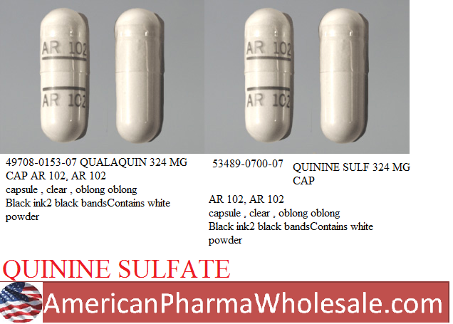 Rx Item-Quinine Sulf 324Mg Cap 20 Unit Dose Package By American Health Packaging