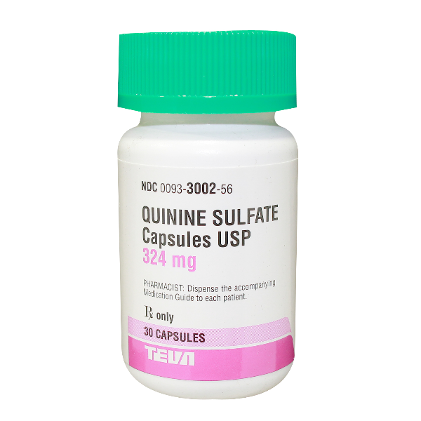 Rx ItemQuinine Sulfate 324MG 30 Cap by Teva Pharma USA