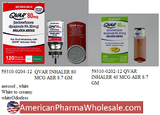 Qvar Inhaler 80mcg Aer 8.7gm by Teva Pharma 