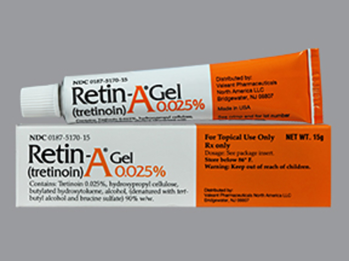 Rx Item-Retin A 0.025% 15 GM Gel by Valeant Pharma USA 
