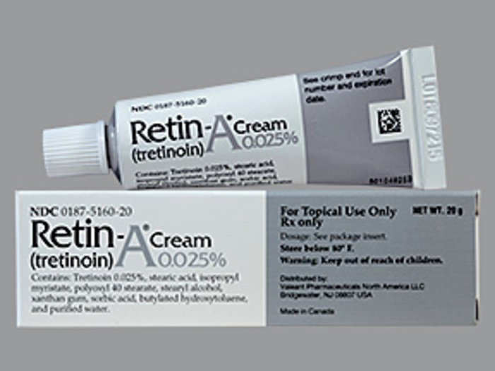 Rx Item-Retin-A 0.025% Cream 20Gm By Valeant Pharma