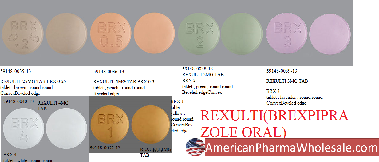 Rx Item-Rexulti brexpiprazole 1Mg Tab 30 By Otsuka America