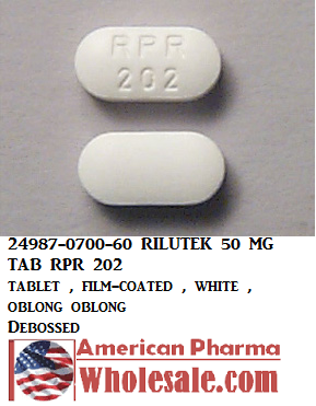 RX ITEM-Rilutek 50Mg Tab 60 By Covis Pharma