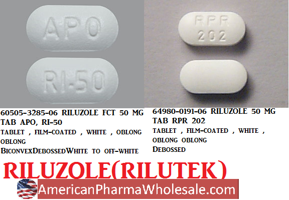 Rx Item-Riluzole 50Mg Tab 60 By Ascend Pharma Gen Rilutek