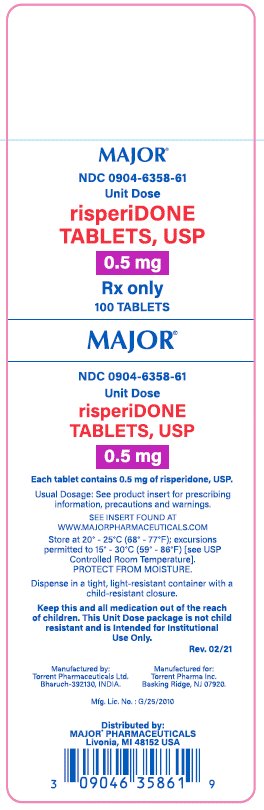 '.Risperidone 0.5Mg Tab 100 By M.'