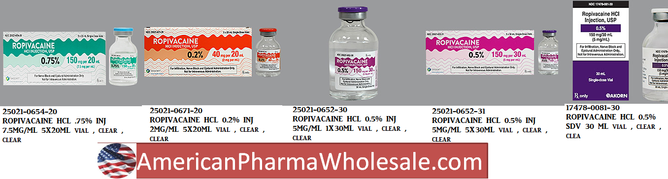 Rx Item-Ropivacaine 10Mg/Ml Vial 10X10Ml By Hospira Worldwide