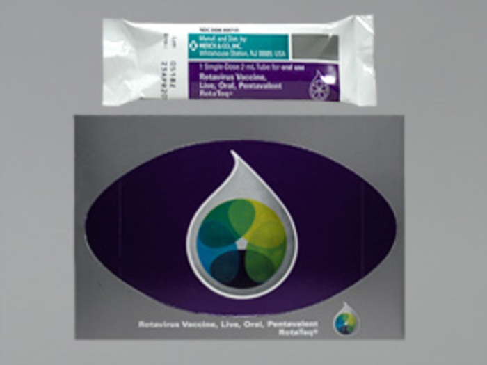 Rx Item-Rotateq  rotavirus vaccine, live, oral, pentavalent solution10X2 ML -Keep Refrigerated - by Merck & Co Pharma USA 