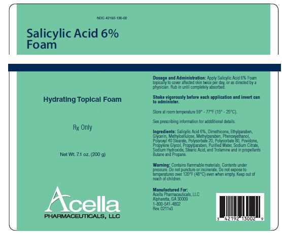 RX ITEM-Salicylic Acid 6% Foam 200Gm By Acella Pharma