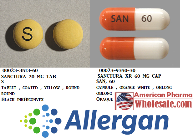 RX ITEM-Sanctura 20Mg Tab 60 By Allergan Pharma 