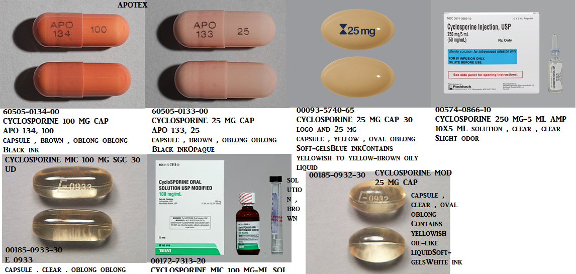 Rx Item-Cyclosporine 50MG 30 SGCby Apotex Pharma USA 