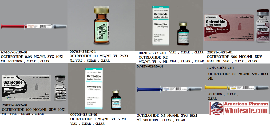 Rx Item-Octreotide PPX 100 Mcg/Ml Vial 10X1Ml By Fresenius Kabi USA