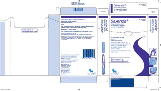 '.Saxenda 3Mg 0.5Ml Inj 5X3Ml By Novo Nord.'