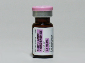 RX ITEM-Scopolamine 0.4Mg/Ml Vial 25X1Ml By Fresenius Kabi USA