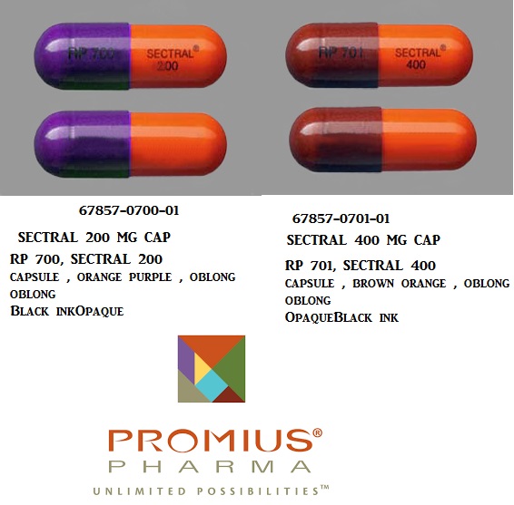 RX ITEM-Sectral 200Mg Cap 100 By Promius Pharma 