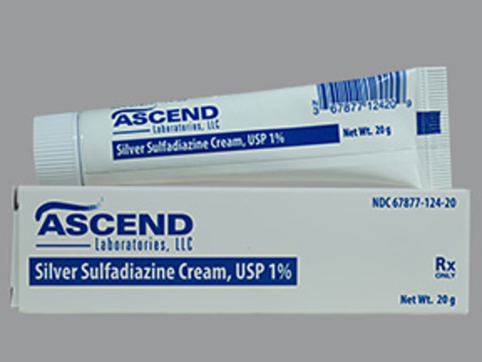 RX ITEM-Silver Sulfadiazine 1% Cream 20Gm By Ascend Lab Gen SSD, Silvadene
