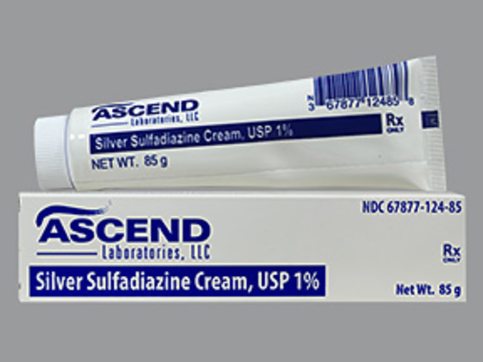 Rx Item-Silver Sulfadiazine 1% Cream 85Gm By Ascend Lab Gen SSD, Silvadene