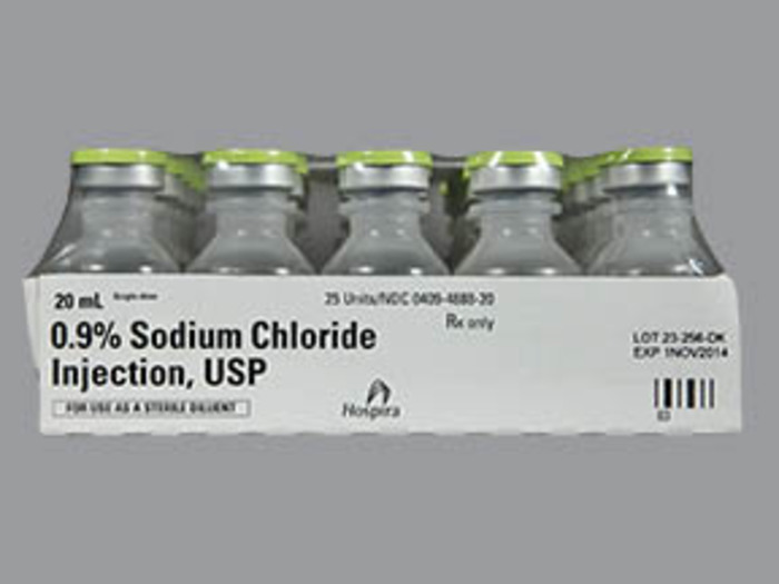 Rx Item-Sodium Chloride 0.9% Vial 25X20Ml By Hospira Worldwide