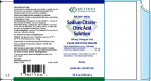'.Sodium Citrate 500 550 5 Solution 473Ml .'