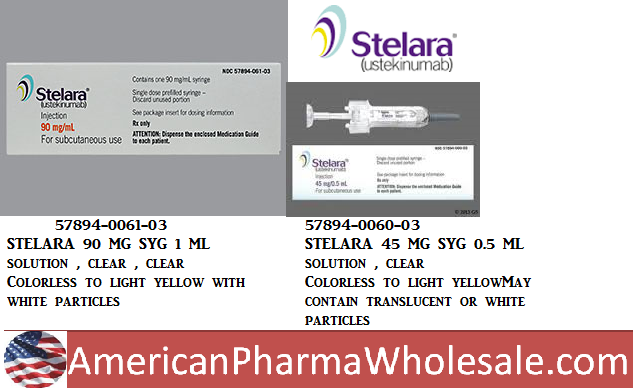 Rx Item-Stelara 45Mg/0.5Ml Ustekinumab Sq  Syringe 0.5Ml By J O M Pharma