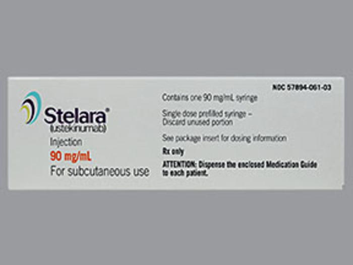 Rx Item-Stelara 90Mg/Ml ustekinumab SQ Syringe 1Ml By J O M Pharma