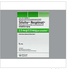 Rx Item-Stiolto olodaterol-tiotropium 2.5 2.5Mcg Inhaler By Boehringer Ingelheim