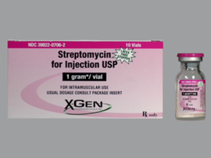 Rx Item-Streptomycin 1 Gm Vial 10X1Gm By X Gen Pharma