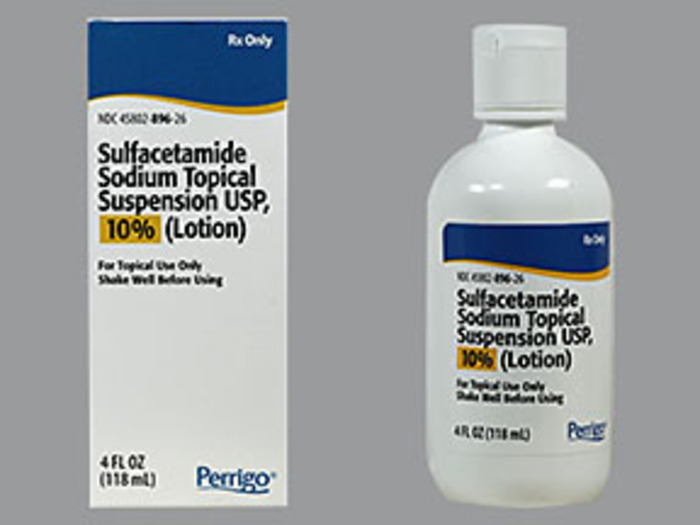 Rx Item-Sulfacet Sod 10% Lotion 118Ml By Perrigo Pharma gen Klaron 