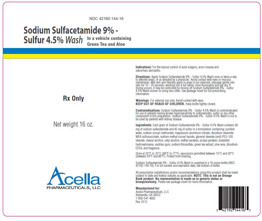 Rx Item-Sodium Sulf 9%/0.045 16 OZ Wash by Acella Pharma USA 