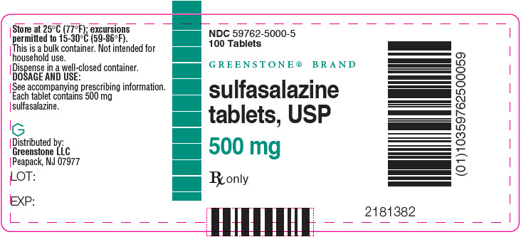 '.Sulfasalazine 500Mg Tab 100 By.'