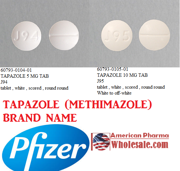 Rx Item-Tapazole 10Mg Tab 100 By Pfizer Pharma