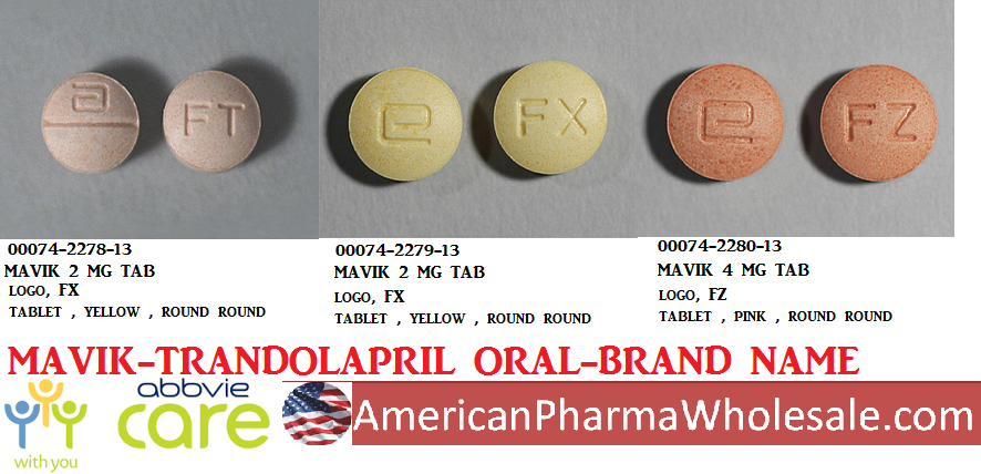 RX ITEM-Mavik 2Mg Tab 100 By Abbvie Pharma