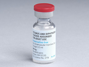 RX ITEM-Tetanus Diphtheria Toxoid 2 2 Lf 0.5 Vial 10X0.5Ml By Akorn Pharma