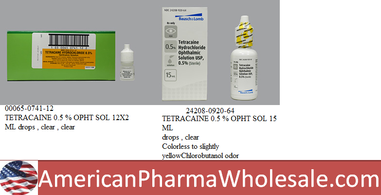 RX ITEM-Tetracaine 0.5% Drops 12X2Ml By Alcon Lab