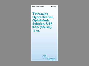 Rx Item-Tetracaine 0.5% Drops 15Ml By Valeant Gen Pontacaine