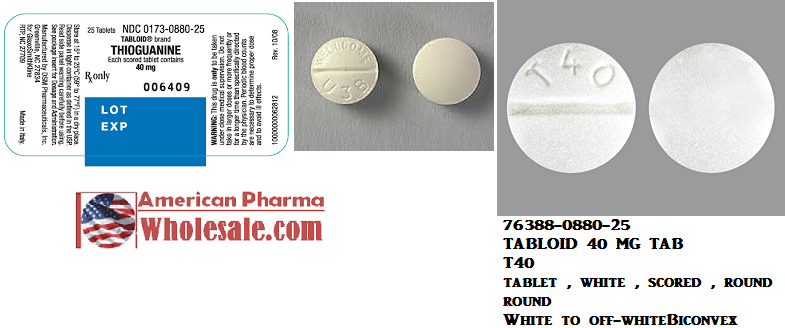 Rx Item-Tabloid 40Mg Tab 25 By Prasco Pharma 