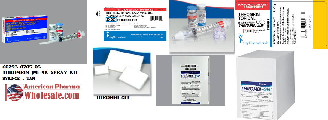 Rx Item-Thrombin Jmi 20000 Unit Kit By Pfizer Pharma