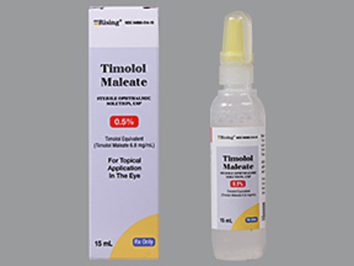 Rx Item-Timolol 0.5% Drops 15Ml By Rising Pharma Gen Timoptic
