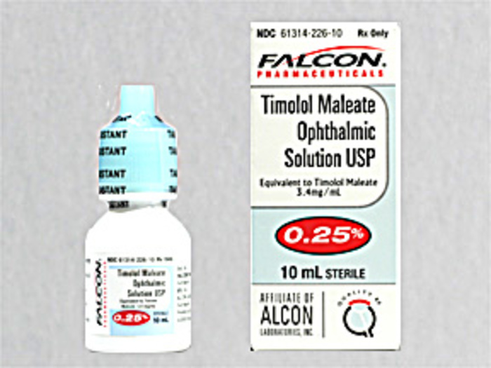 Rx Item-Timolol O-S 0.25% 10 ML Drops by Sandoz-Falcon Pharma USA 