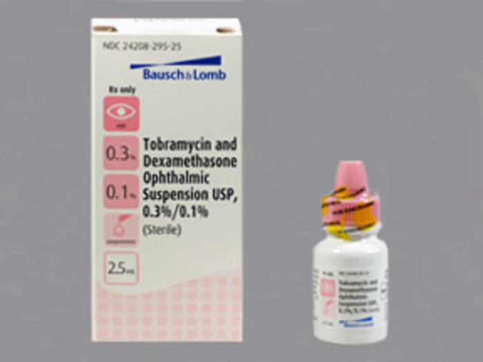 Rx Item-Tobramycin-Dexamethasone 0.3% 0.1% Sus Gen Tobradex 2.5Ml By Valeant