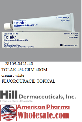 RX ITEM-Tolak 4% Cream 40Gm By Hill Dermaceuticals 