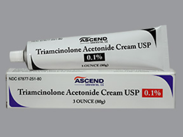 Ascend Triamcinolone Acetonide Cream Usp Rx Item-Triamcinolone Acetonide 0.1% Cream 80Gm By Ascend Lab