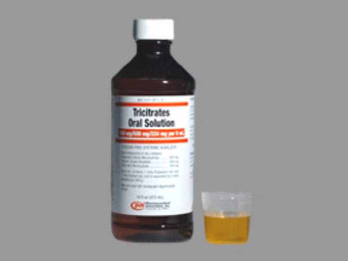Rx Item-Tricitrates 500 550 5 Solution 16 Oz By Pharma Assoc Gen Cytra