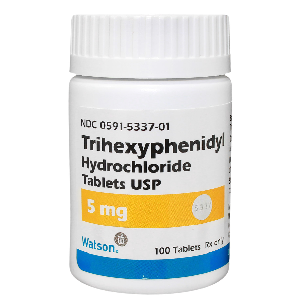 Rx Item-Trihexyphenidyl 5Mg Tab 100 By Teva Actavis Pharma Gen Artane
