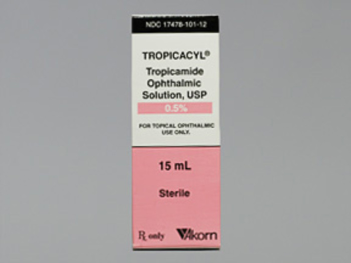 Rx Item-Tropicacyl 0.5% Drops 15Ml By Akorn Pharma Gen Mydriacyl