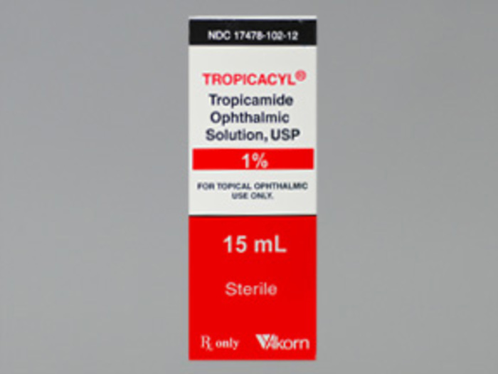 Rx Item-Tropicacyl 1% Drops 15Ml By Akorn Pharma Gen Mydriacyl