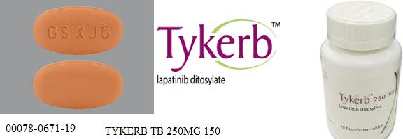 RX ITEM-Tykerb Ins 250Mg Tab 150 By Glaxo Healthcare 